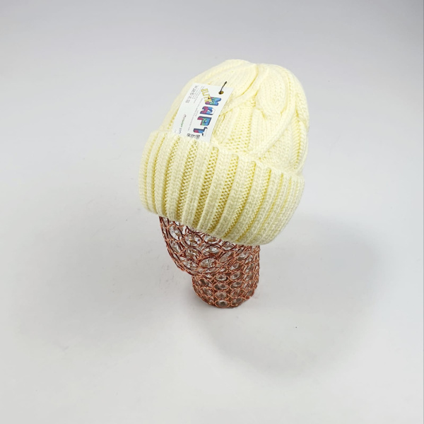 Шапка Март крупновяз. Бета (желтый)